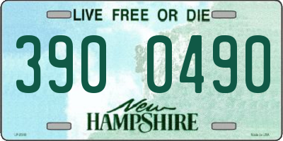 NH license plate 3900490