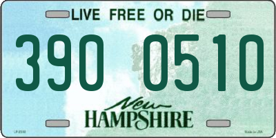 NH license plate 3900510