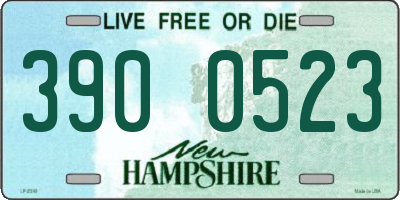 NH license plate 3900523