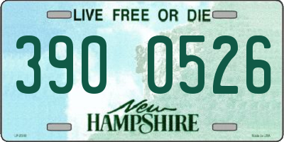NH license plate 3900526