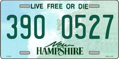 NH license plate 3900527