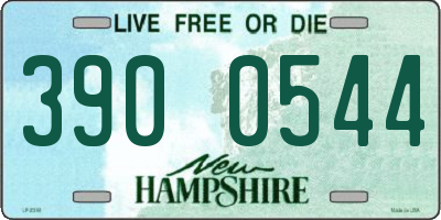 NH license plate 3900544
