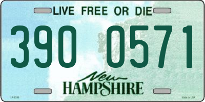 NH license plate 3900571