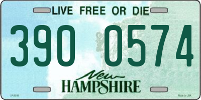 NH license plate 3900574