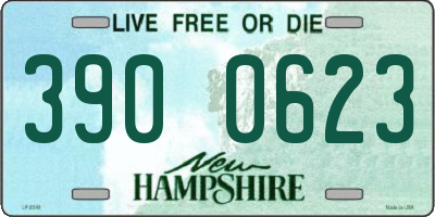 NH license plate 3900623