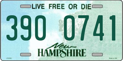 NH license plate 3900741