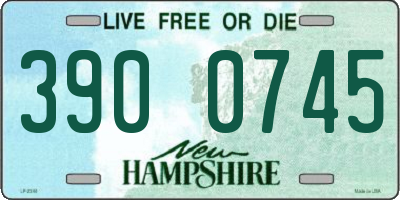 NH license plate 3900745