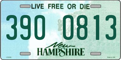 NH license plate 3900813