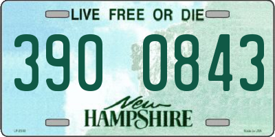 NH license plate 3900843