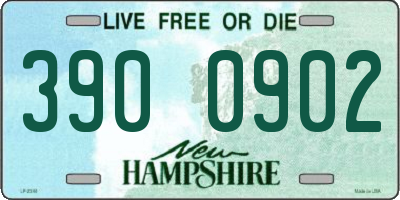 NH license plate 3900902