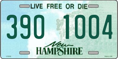 NH license plate 3901004