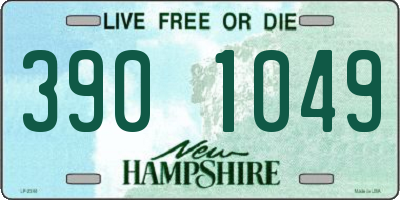 NH license plate 3901049