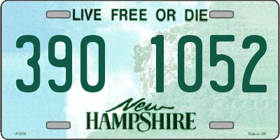 NH license plate 3901052