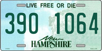 NH license plate 3901064
