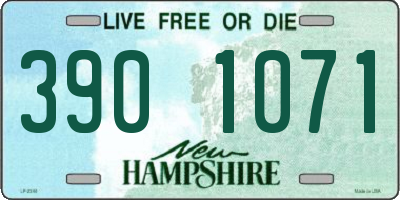 NH license plate 3901071