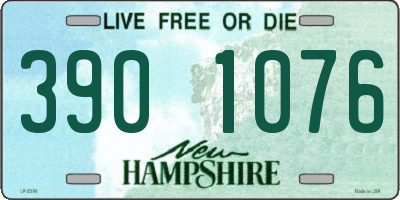 NH license plate 3901076