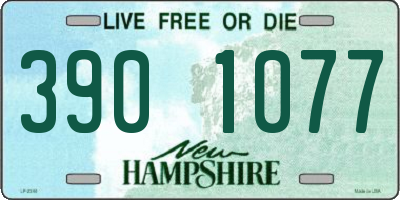 NH license plate 3901077