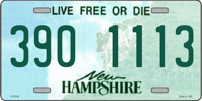 NH license plate 3901113