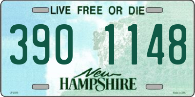NH license plate 3901148