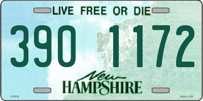 NH license plate 3901172