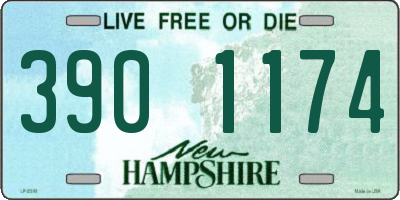 NH license plate 3901174