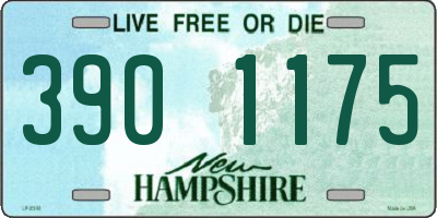 NH license plate 3901175
