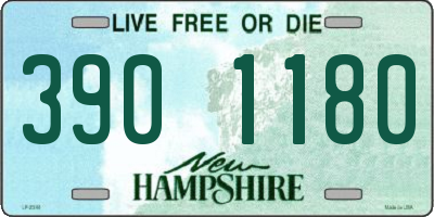 NH license plate 3901180