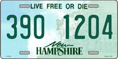 NH license plate 3901204