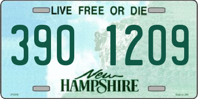 NH license plate 3901209
