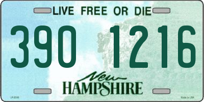 NH license plate 3901216