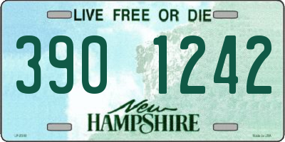 NH license plate 3901242