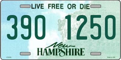 NH license plate 3901250