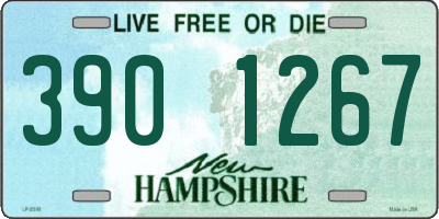 NH license plate 3901267