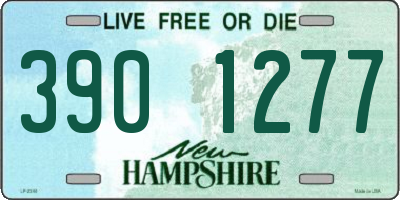 NH license plate 3901277