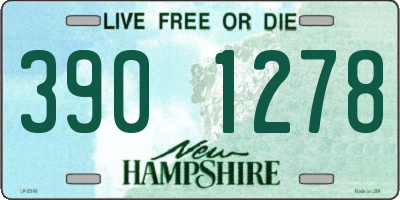 NH license plate 3901278