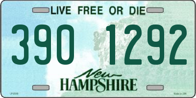NH license plate 3901292