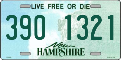 NH license plate 3901321