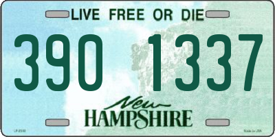 NH license plate 3901337