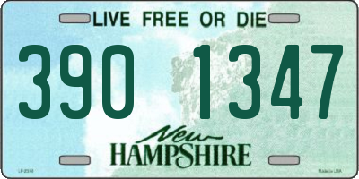 NH license plate 3901347