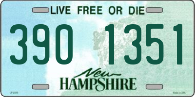 NH license plate 3901351