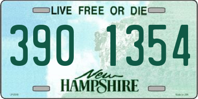 NH license plate 3901354