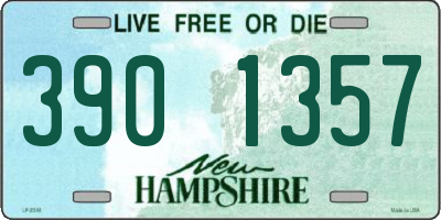NH license plate 3901357