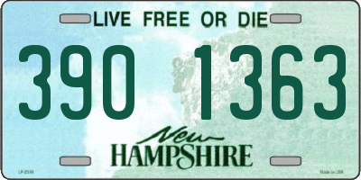 NH license plate 3901363
