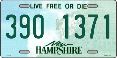 NH license plate 3901371
