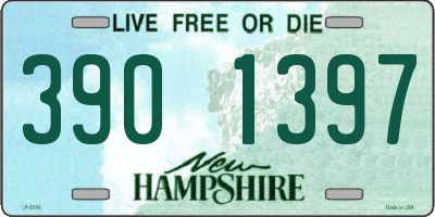 NH license plate 3901397
