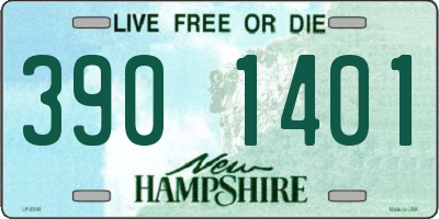 NH license plate 3901401