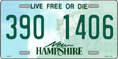 NH license plate 3901406