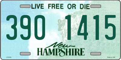 NH license plate 3901415