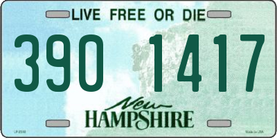 NH license plate 3901417