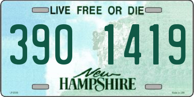 NH license plate 3901419